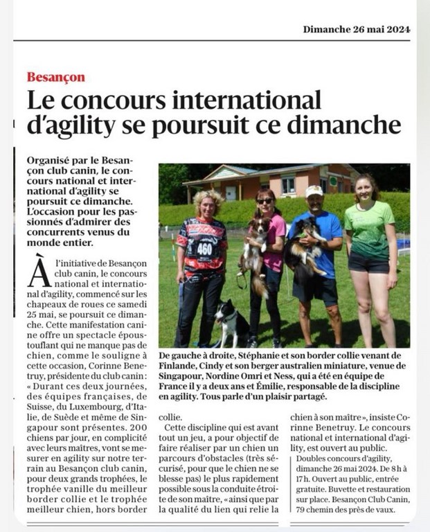 Article Est Republicain 26 mai 2024