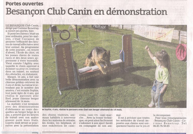 ARTICLE EST RÉPUBLICAIN DU 10 0CTOBRE 2010