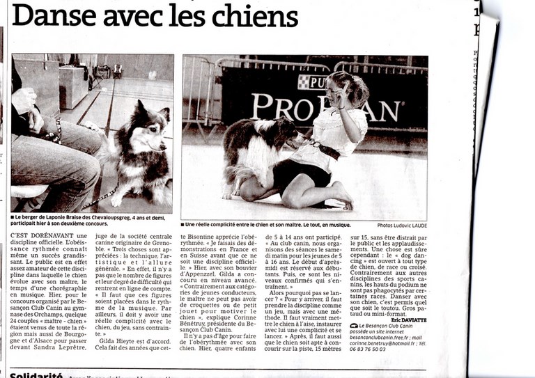 ARTICLE DE L'EST RÉPUBLICAIN N°40236 DU DIMANCHE 5 JUIN 201